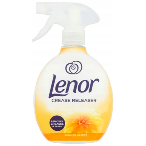 Спрей для розгладження складок на одязі (рідка праска) Lenor Crease Releaser Summer Breeze, 500 мл.